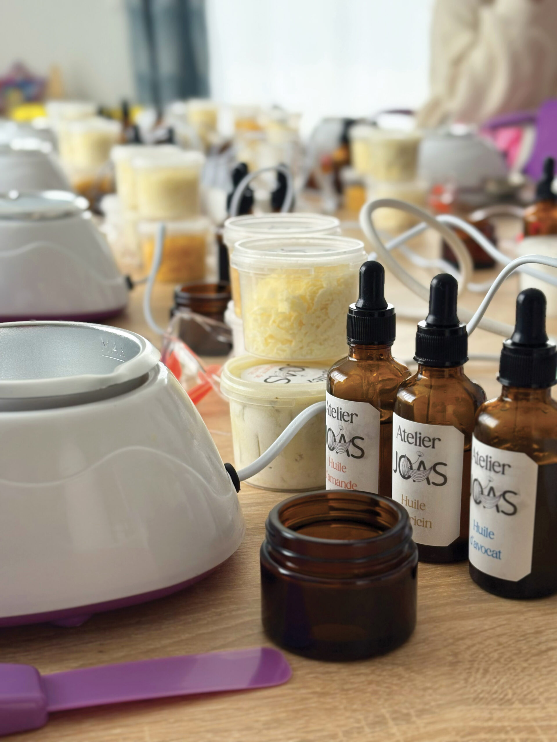 ateliers création de savons et cosmétiques naturels par Joas dans les alpes maritimes