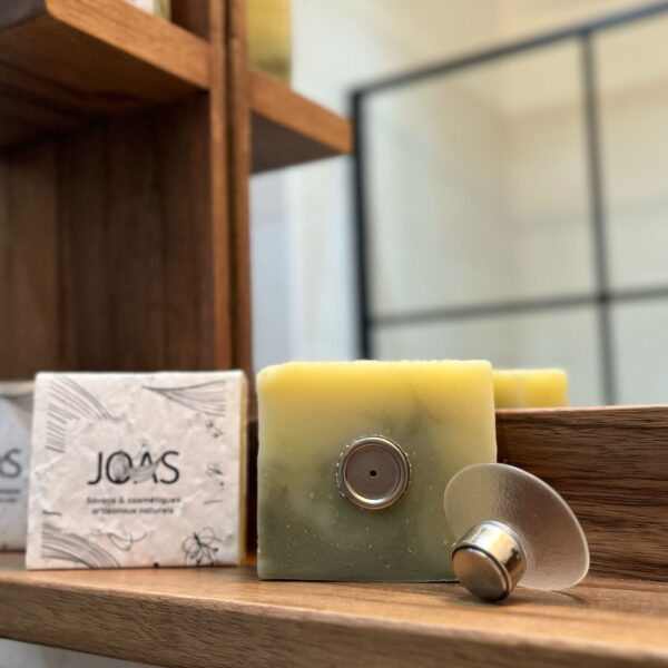 Porte savon magnétique à ventouse