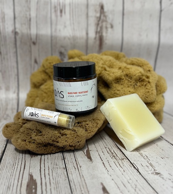 Rituel Douceur Quotidienne Joas Savonnerie – soin naturel sans huiles essentielles pour peaux sensibles, bébés et femmes enceintes